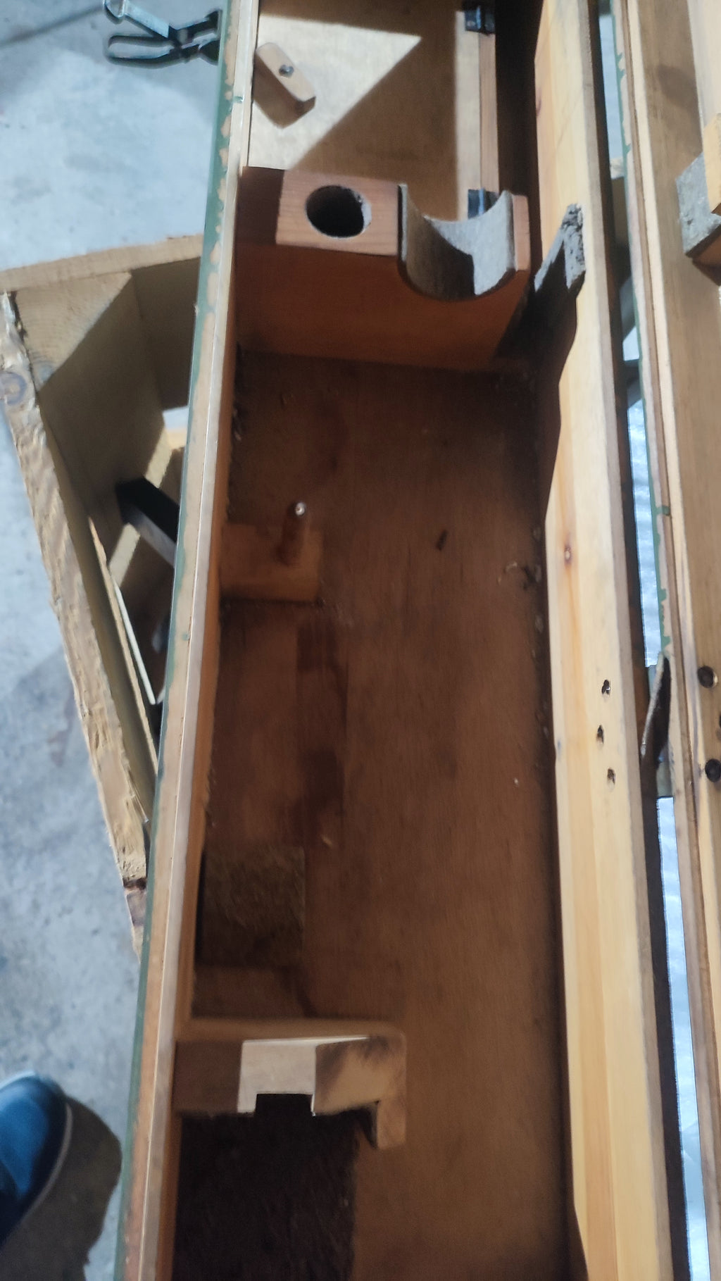 Kiste f. Entfernungsmesser, ca. 1941-1944, Sammlerstück (Überwiegend aus Holz)