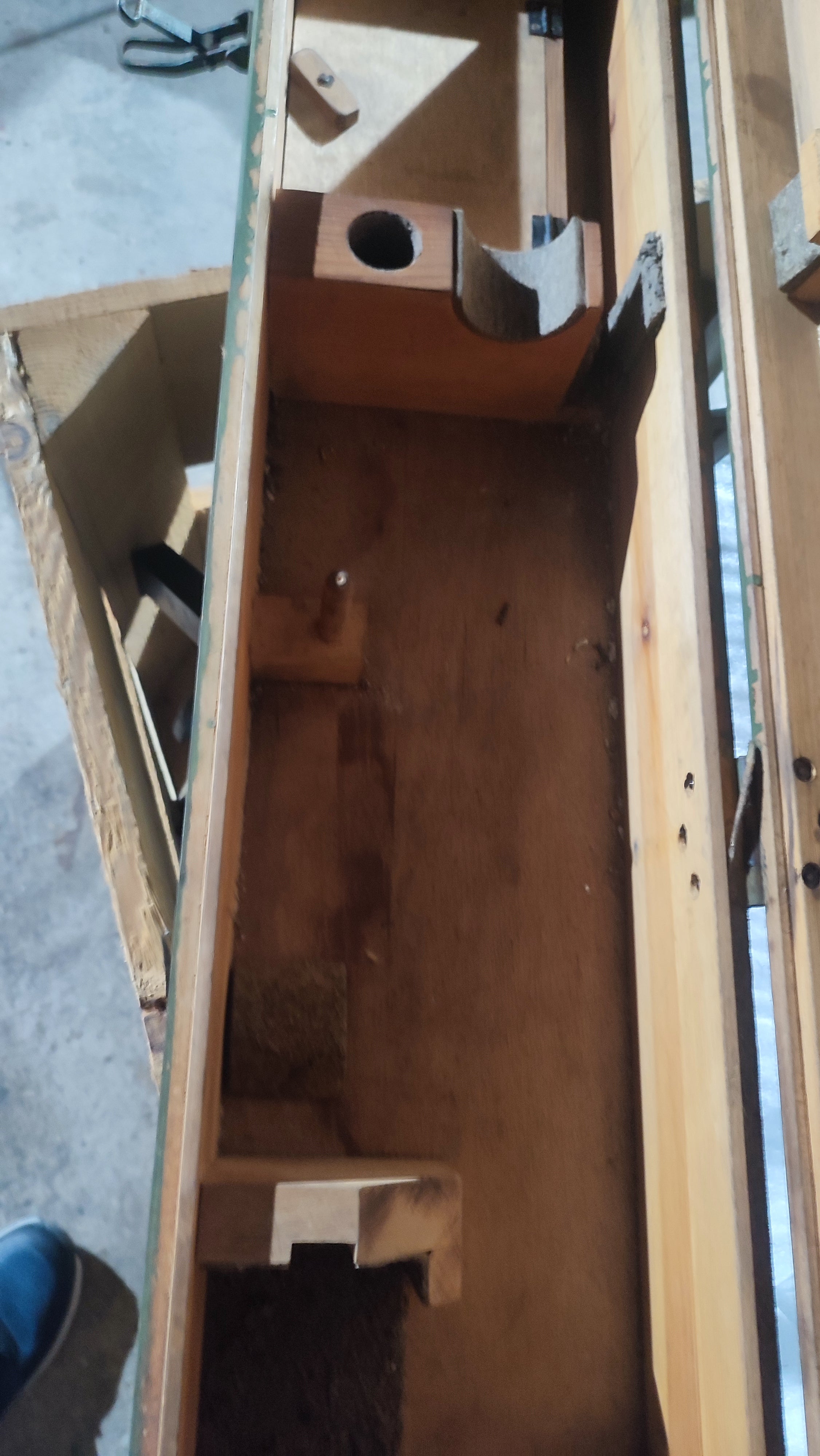 Kiste f. Entfernungsmesser, ca. 1941-1944, Sammlerstück (Überwiegend aus Holz)