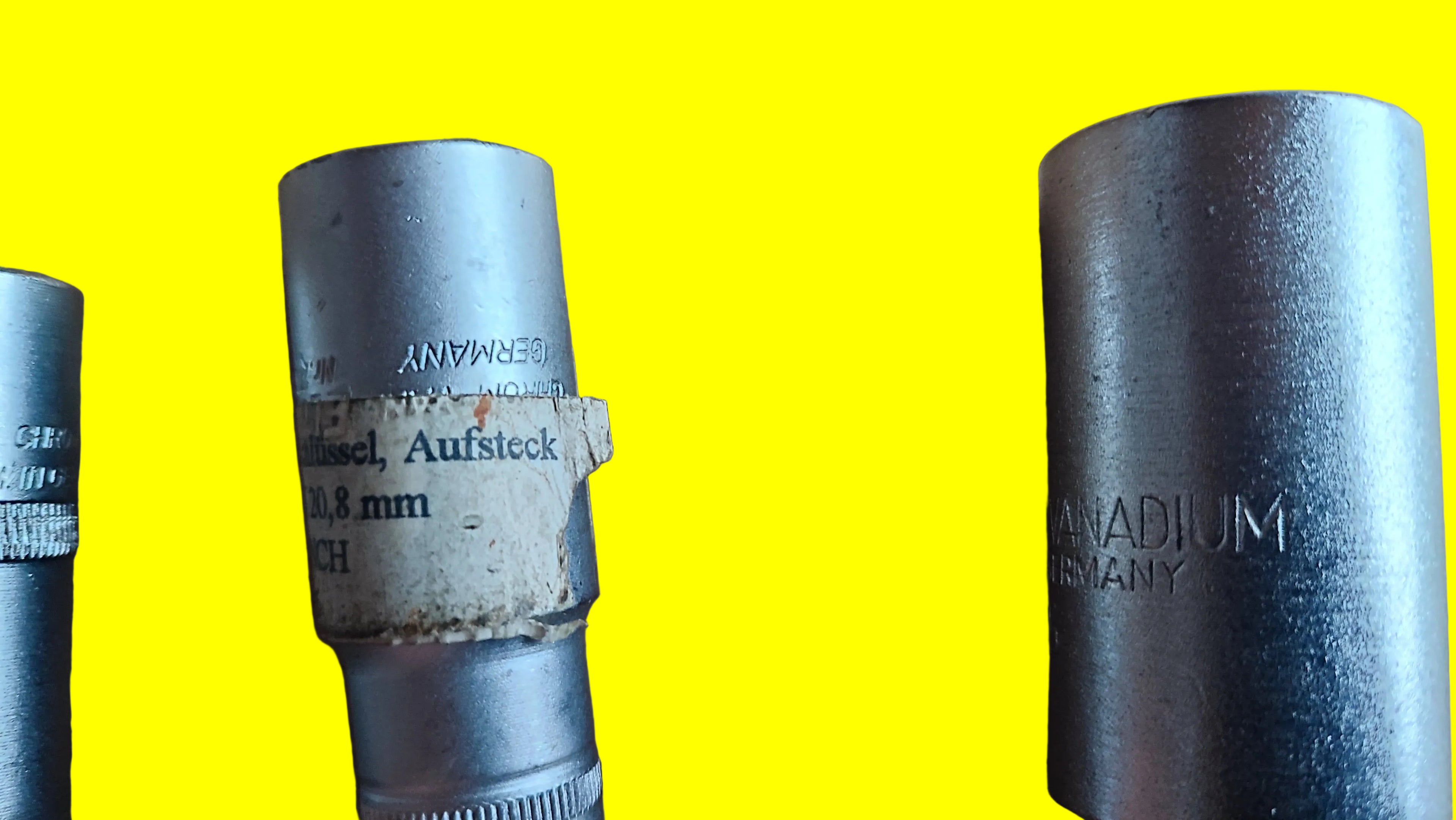 Bundeswehr Zündkerzen/ Steckschlüsselsatz 16; 20,8; 26. 3-teilig + Kasten