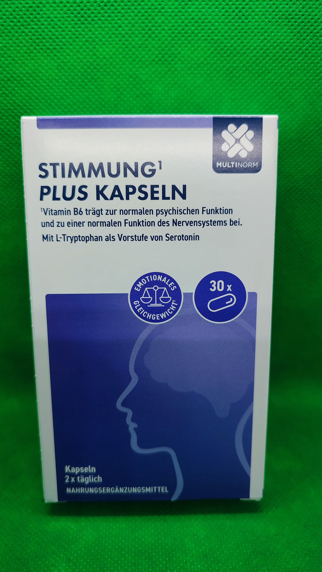 2 x Multinorm  Stimmung Plus Kapseln (30 Kapseln á ca. 531 mg = 15,9 g)