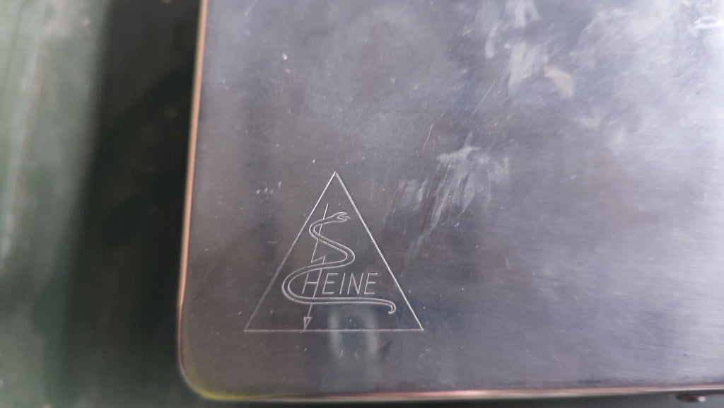 Bundeswehr Heine Kombiniertes Spiegelbesteck, vermutlich 60er Jahre, Sammlergegenstand