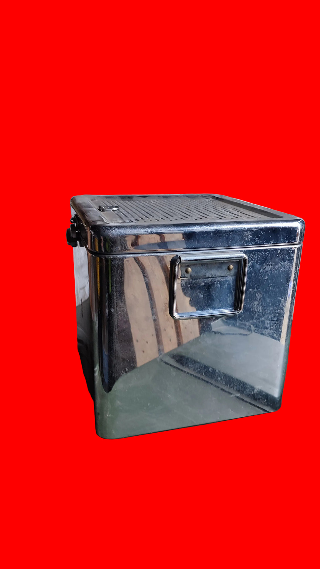 Bundeswehr Steribox, viereckig, vermutlich 1960 er Jahre