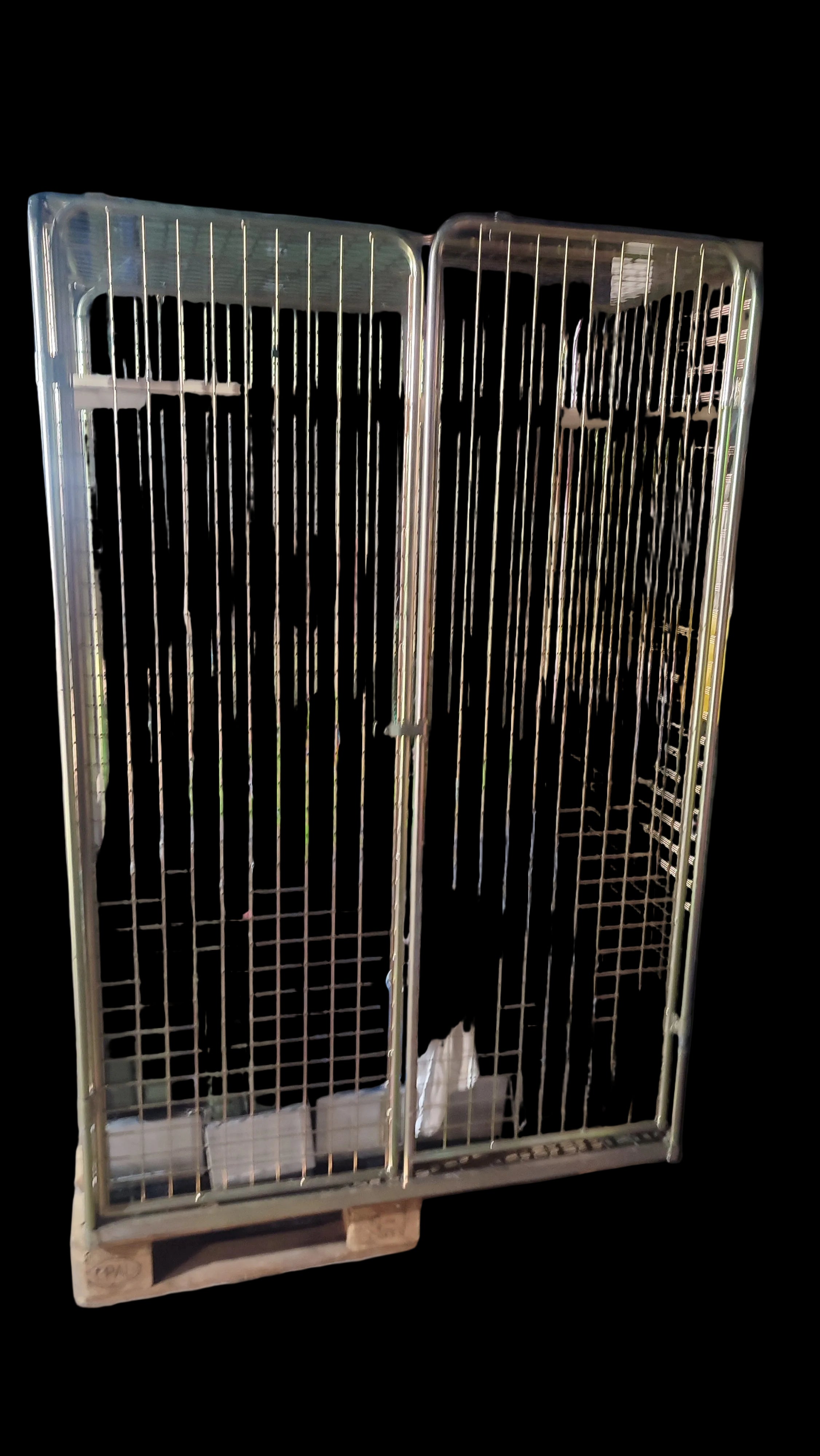 Gitterbox ohne Inhalt und ohne Palette: kein Versand n u r A b h o l u n g !