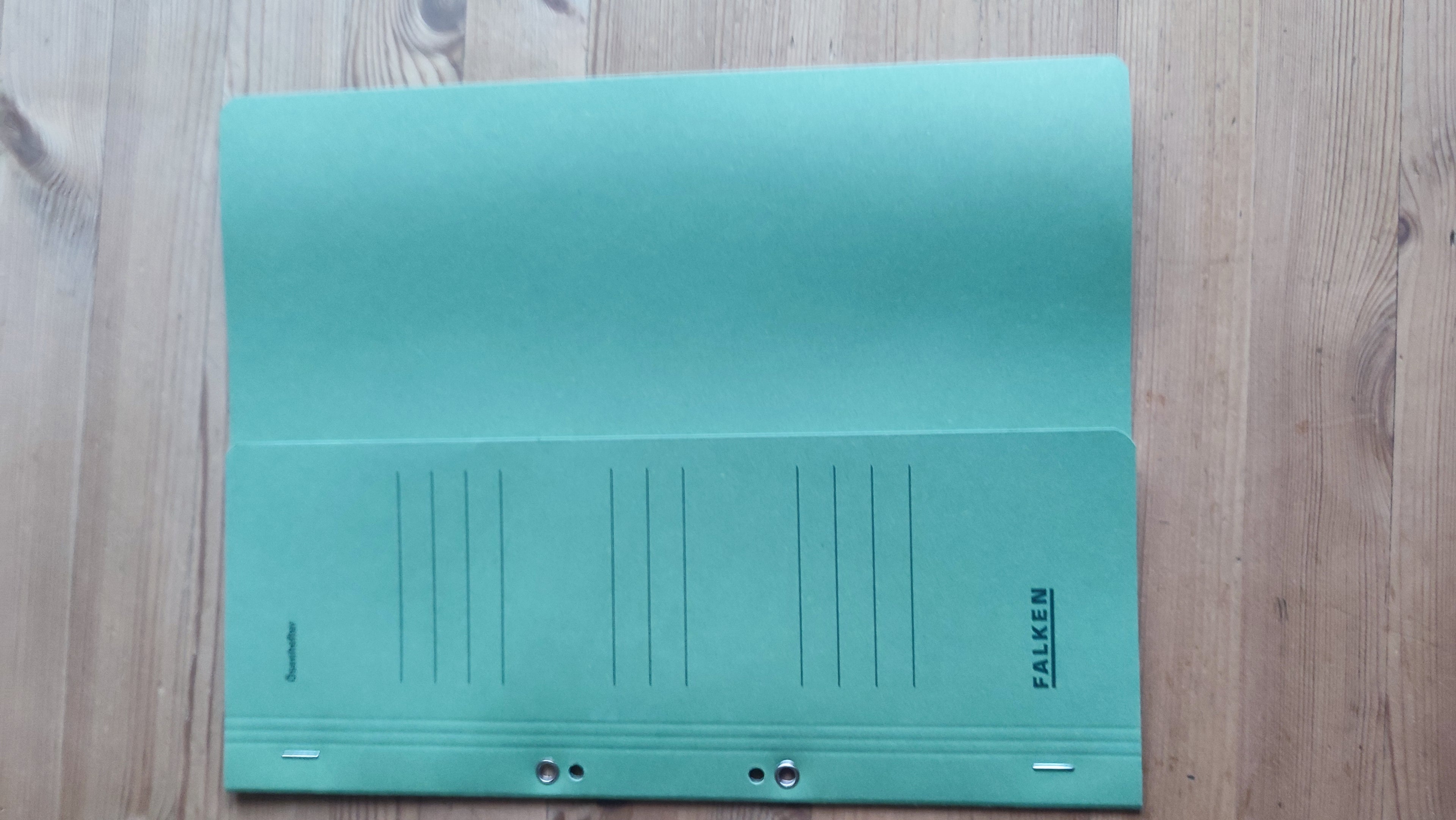 50 x Falken Ösenhefter, DIN A4, 1/2 Vorderdeckel, Behördenheftung aus Lagerauflösung