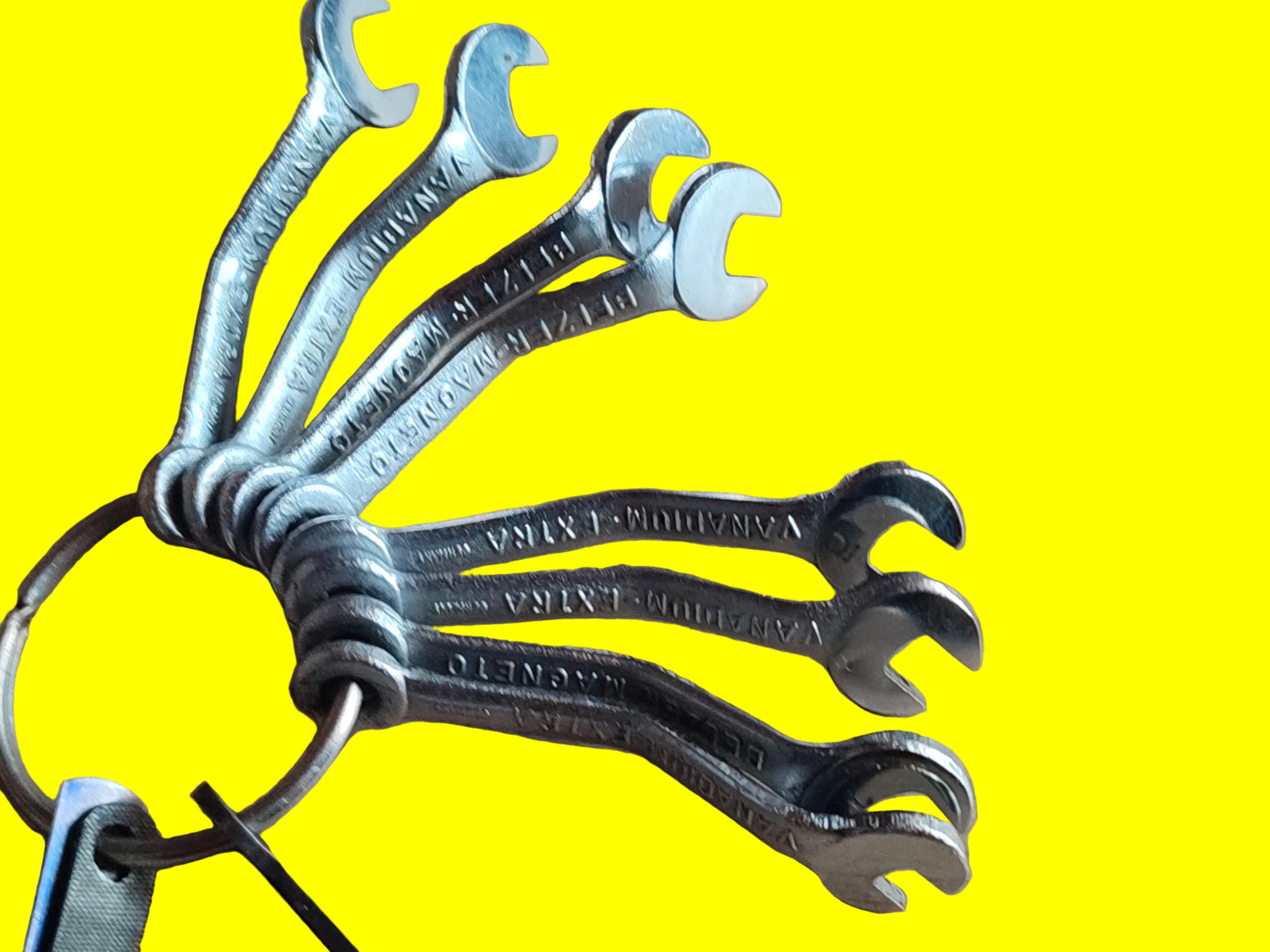 Bundeswehr Belzer-Magneto Schlüsselsatz, Elektroniker Maulschlüsselsatz 10 tlg. 4-7,5mm