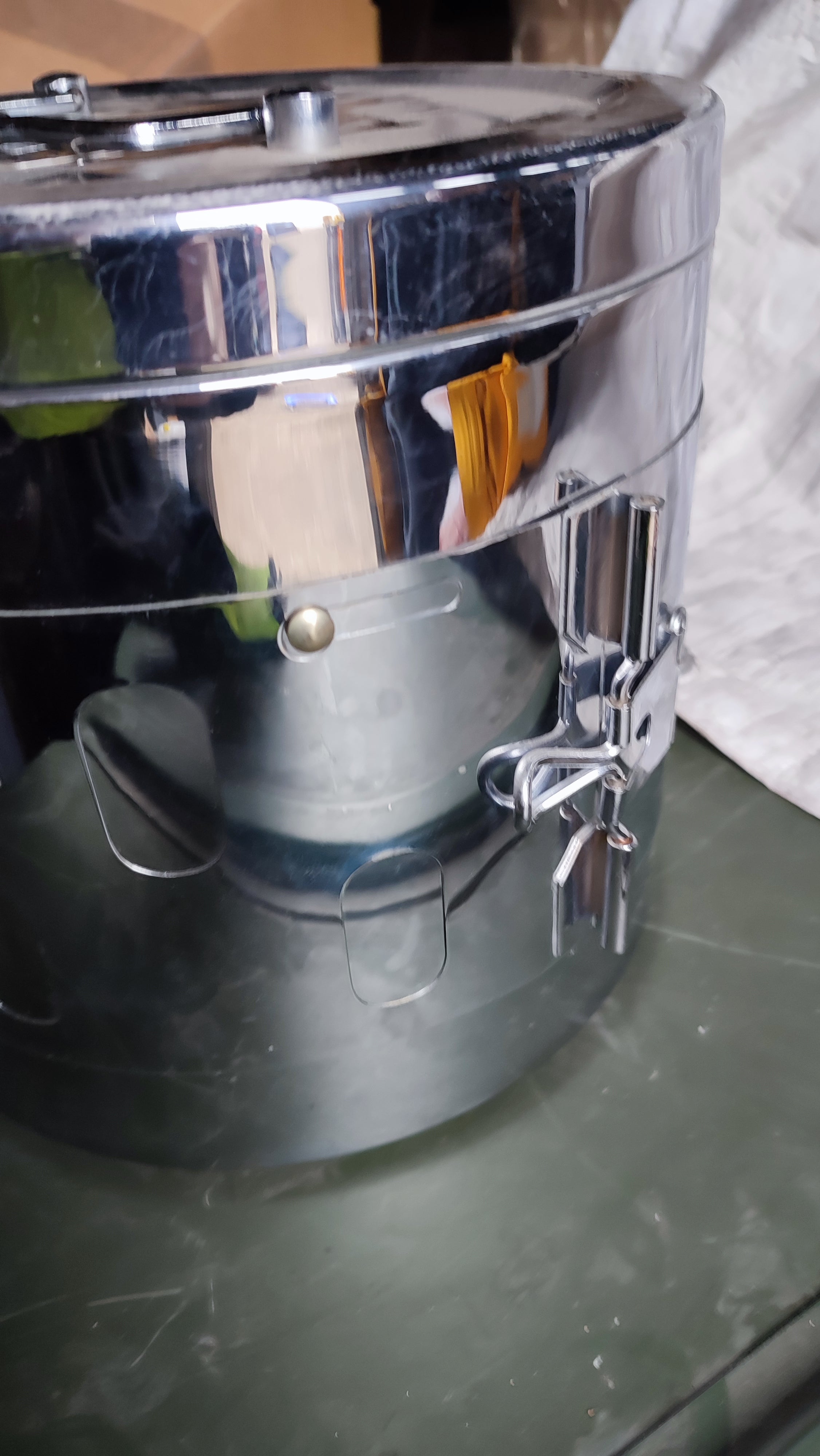 Bundeswehr  runde Steribox, Aesculap, 1960er Jahre, je Stück