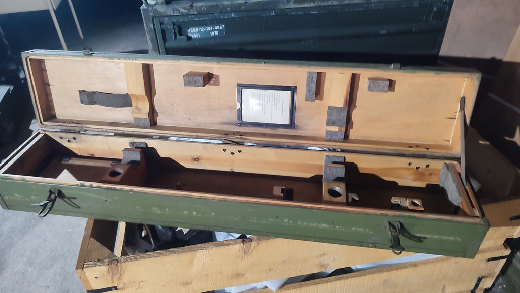 Kiste f. Entfernungsmesser, ca. 1941-1944, Sammlerstück (Überwiegend aus Holz)