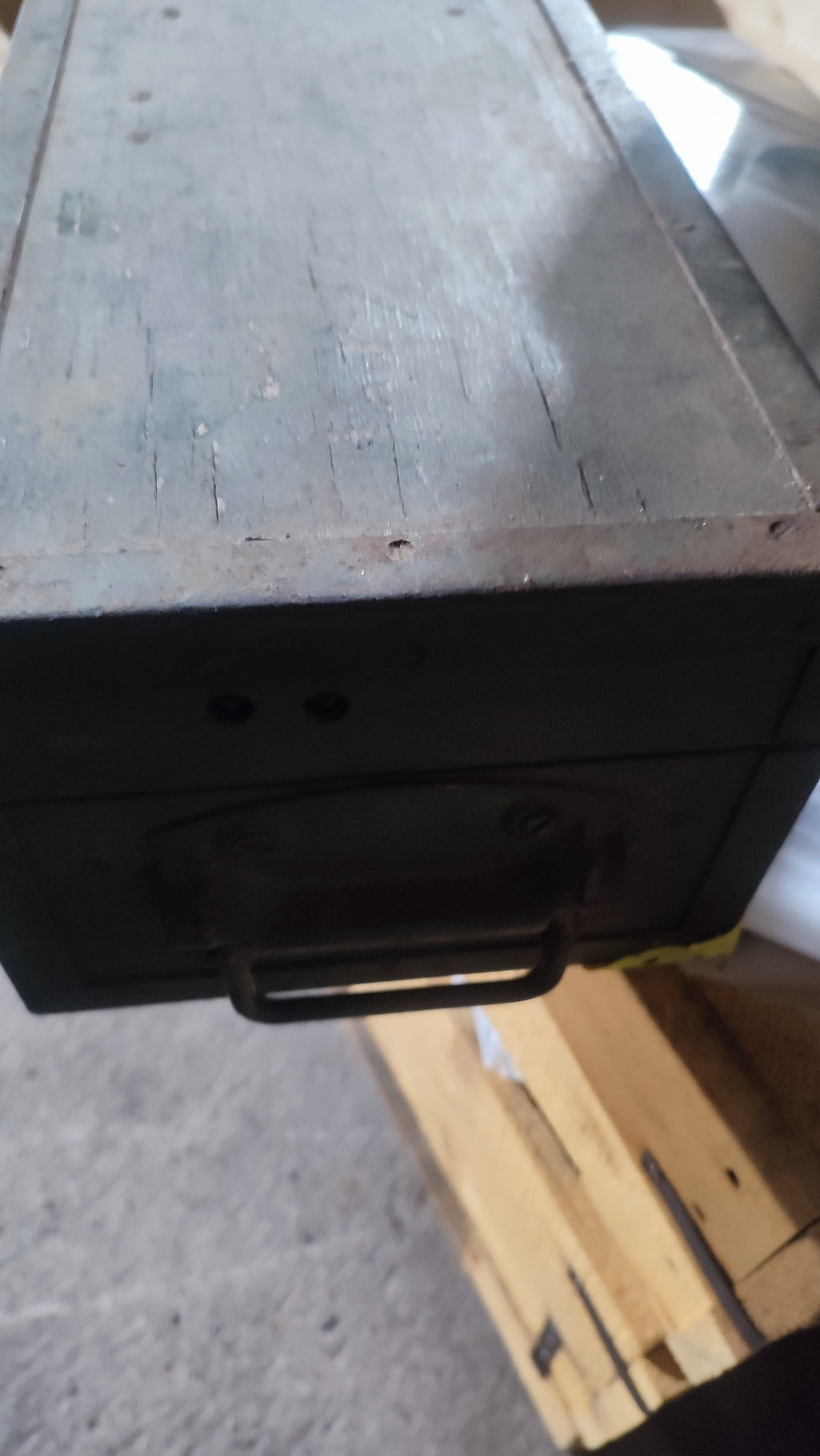 Kiste f. Entfernungsmesser, ca. 1941-1944, Sammlerstück (Überwiegend aus Holz)