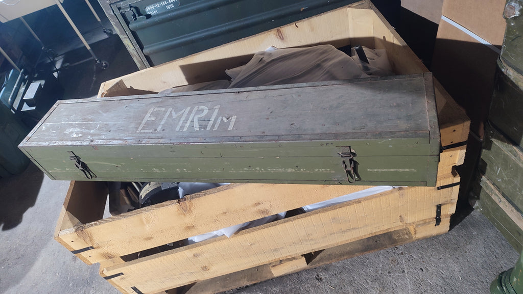 Kiste f. Entfernungsmesser, ca. 1941-1944, Sammlerstück (Überwiegend aus Holz)