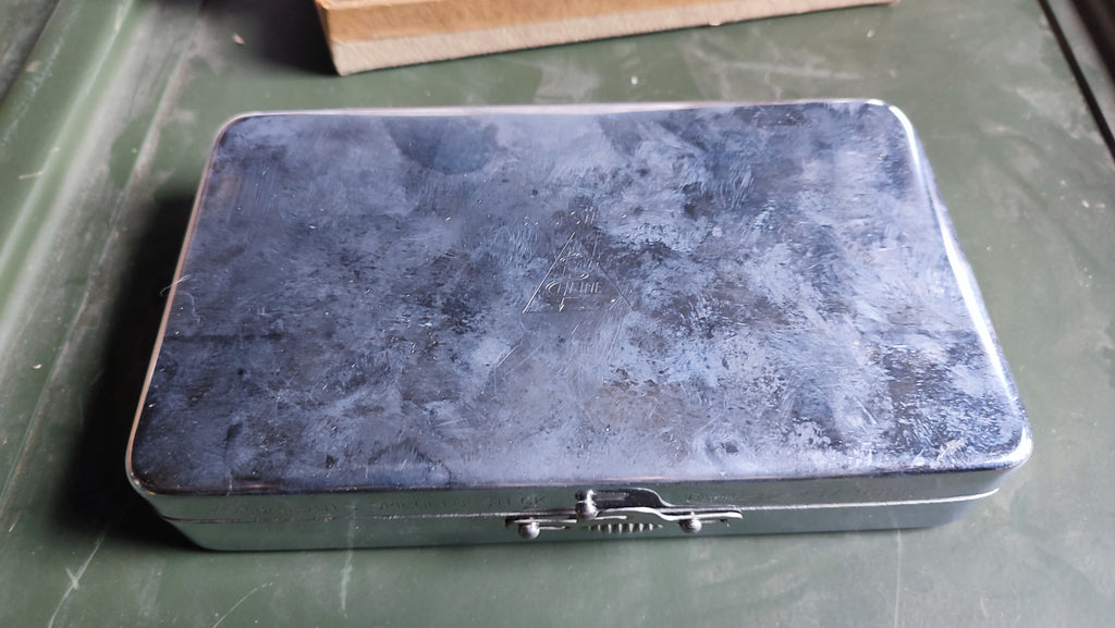 Bundeswehr Otoskop und Ophtalmoskop, 1965, mit Karton, Sammlergegenstand