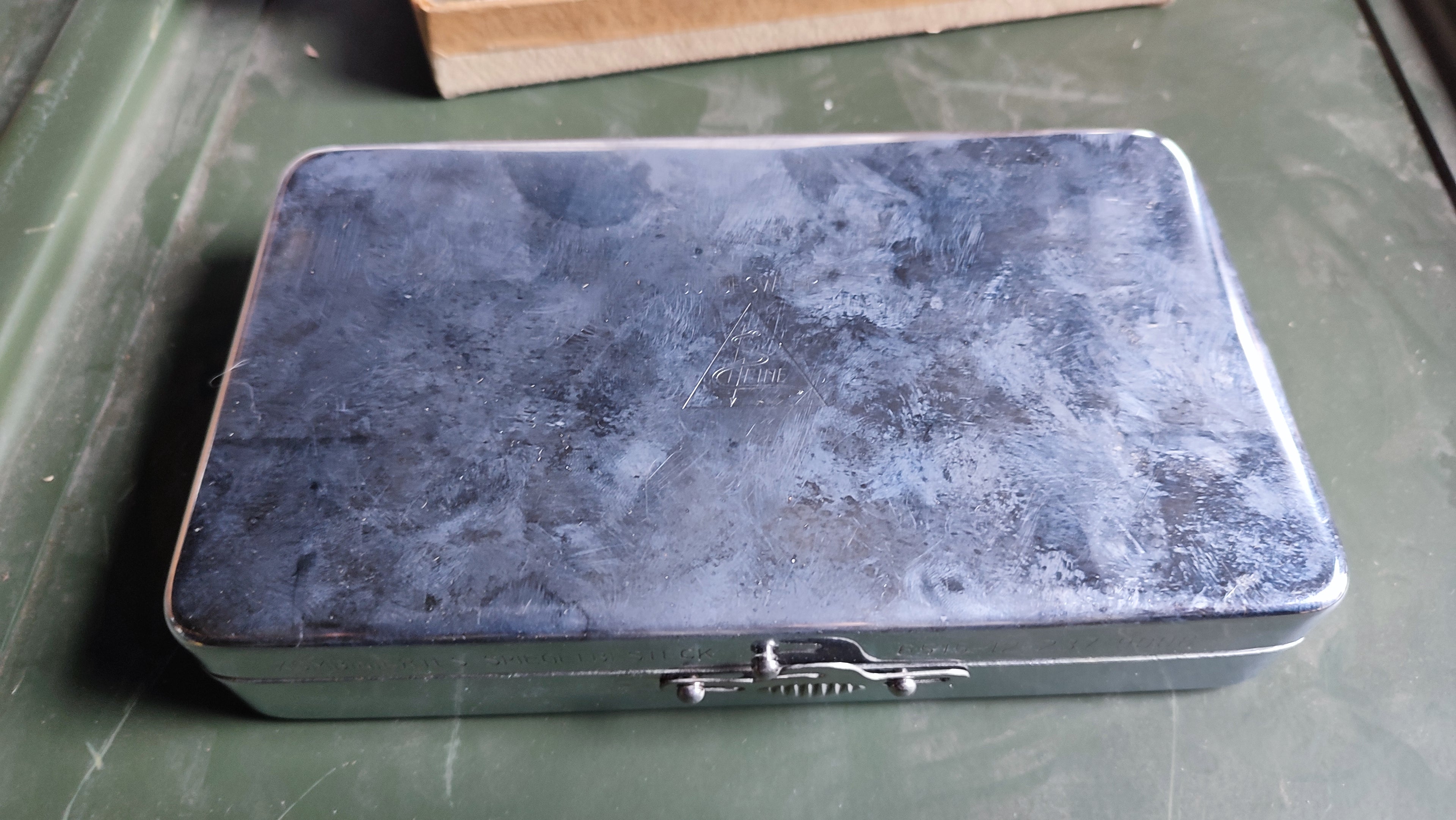 Bundeswehr Otoskop und Ophtalmoskop, 1965, mit Karton, Sammlergegenstand