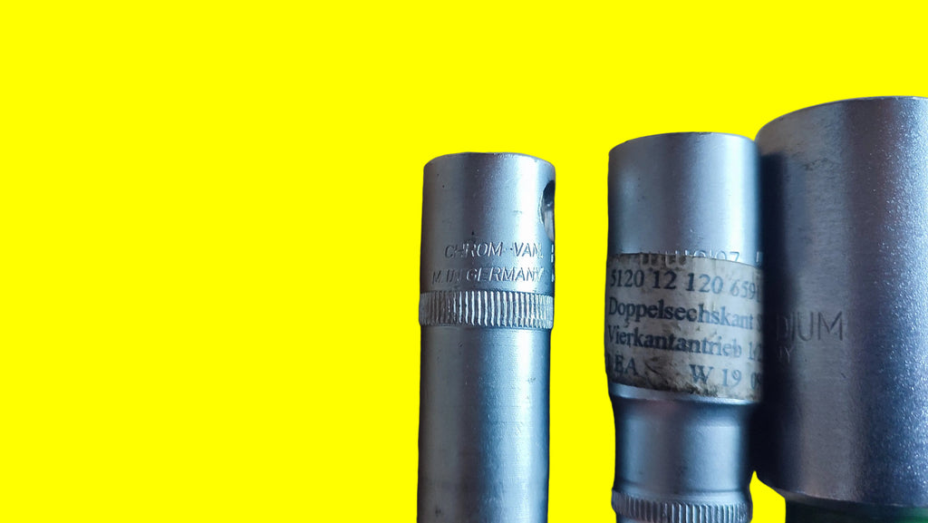 Bundeswehr Zündkerzen/ Steckschlüsselsatz 16; 20,8; 26. 3-teilig + Kasten