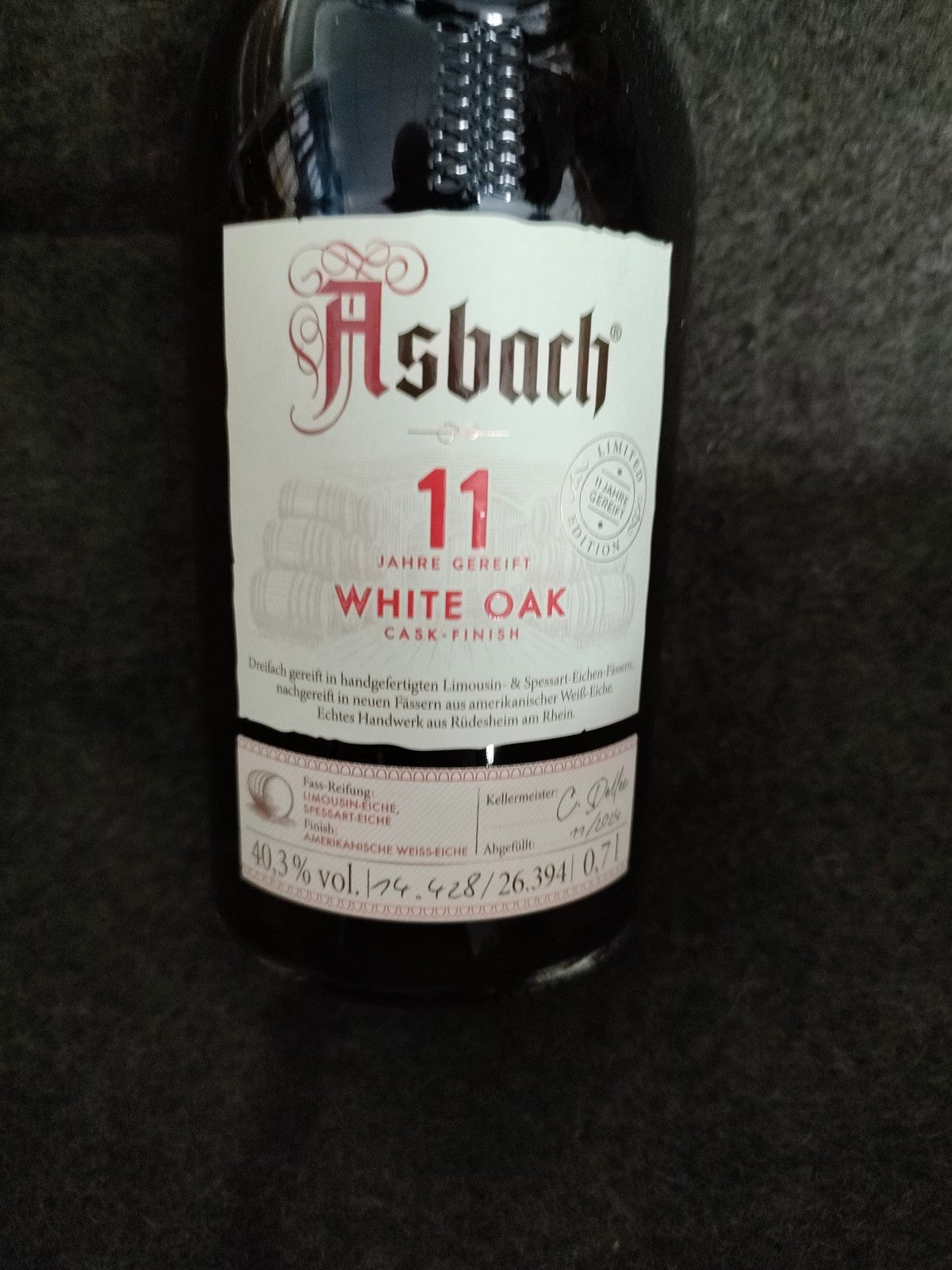Asbach White Oak, Limited Edition 2024 (0,7 l; 40,3 vol)