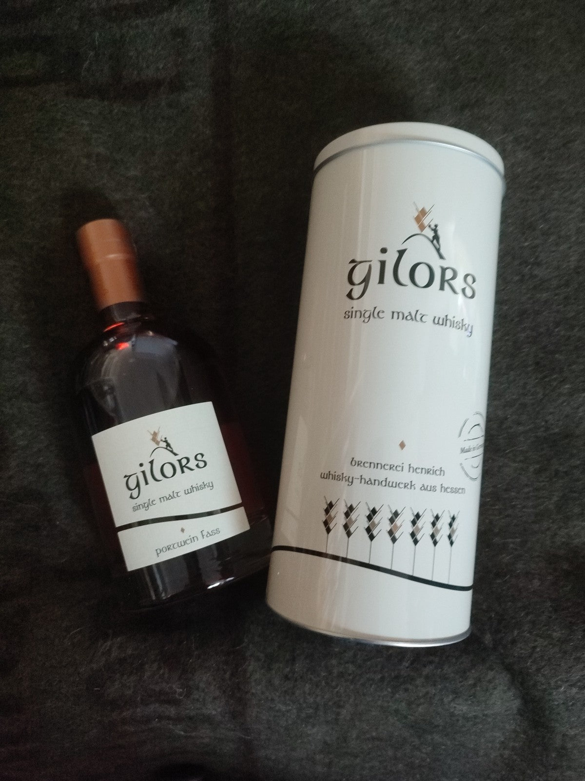 Gilors Single Malt Whisky (Portwein Fass), 42,8 % vol, 0,5 l