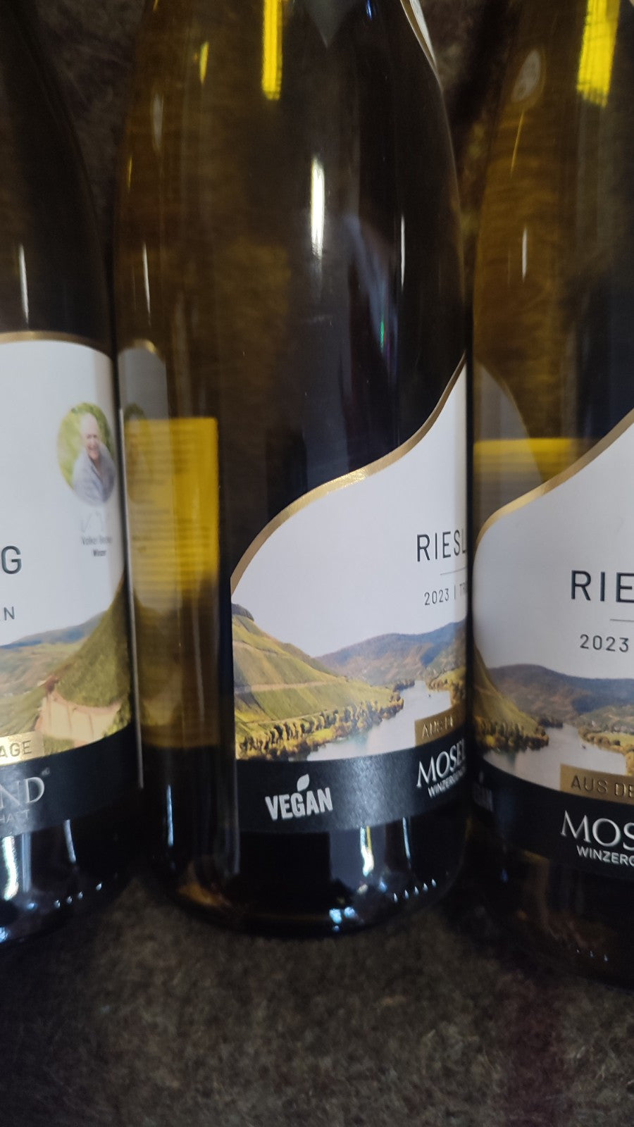3 x 750 ml Moselland Winzergenossenschaft; Riesling 2023/ trocken