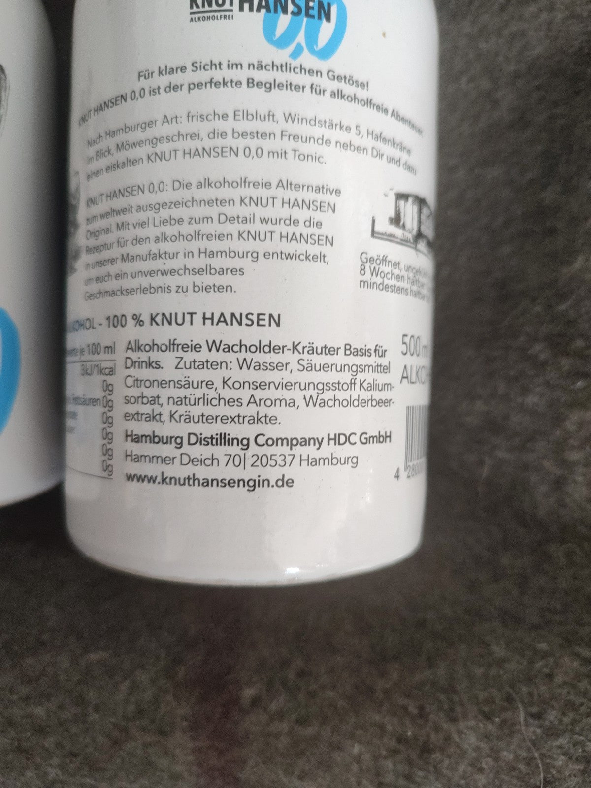 2 x Knut Hansen Alkoholfrei; á 0,5 l)