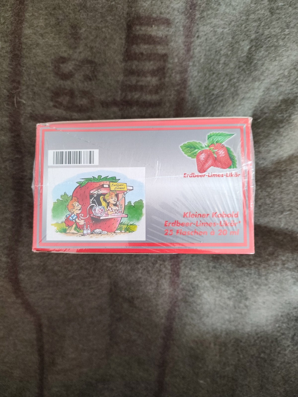Kleiner Kobold; 25 x 20 ml/ 15% vol.; Erdbeer-Limes-Likör
