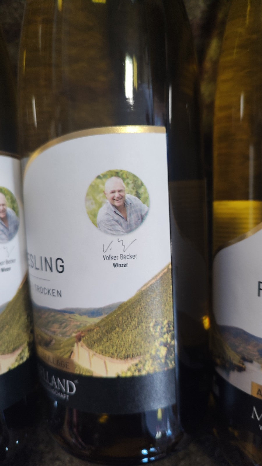 3 x 750 ml Moselland Winzergenossenschaft; Riesling 2023/ trocken