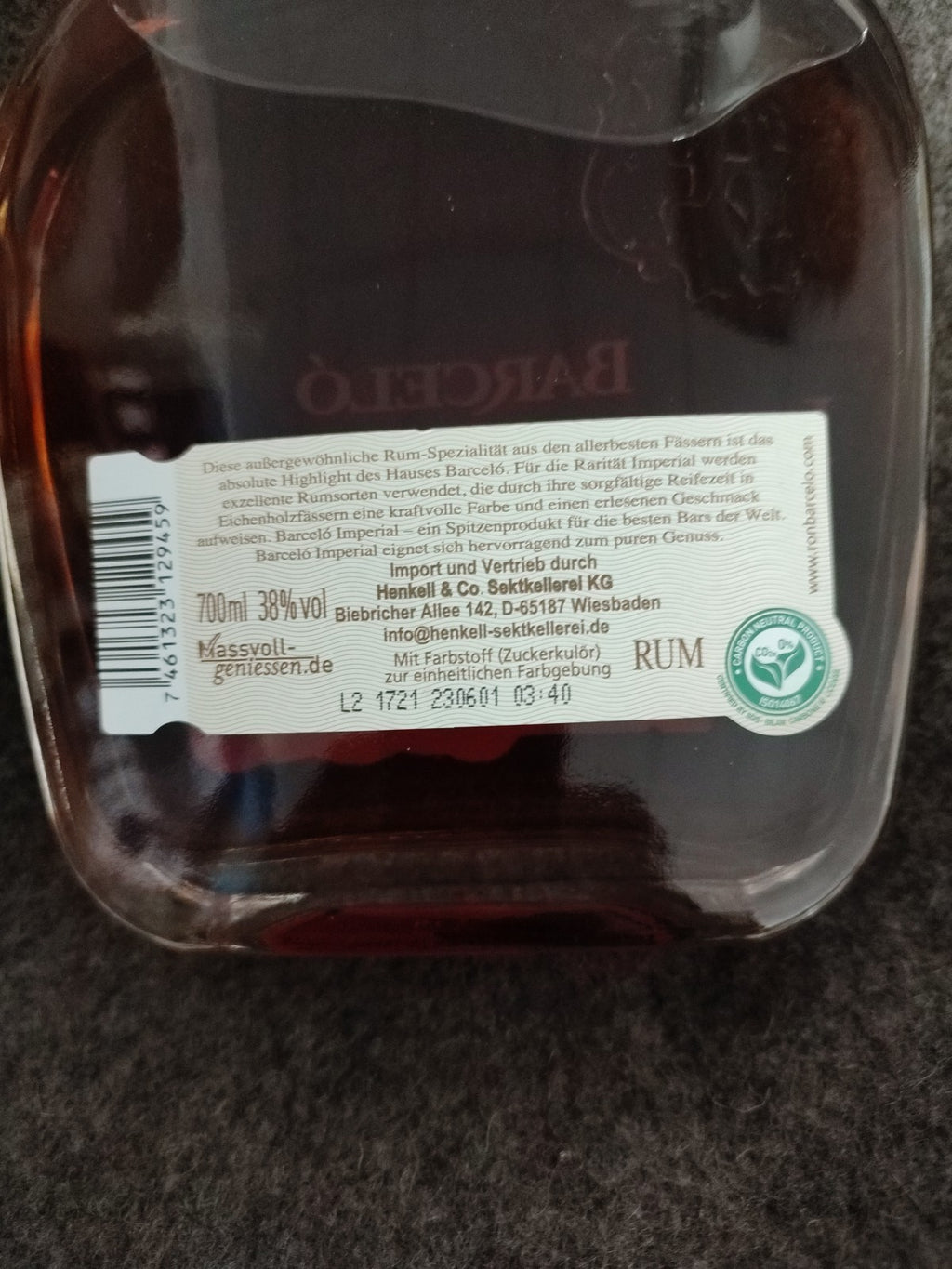 Barcelo Imperial, á 0,7 L (38% Vol.)