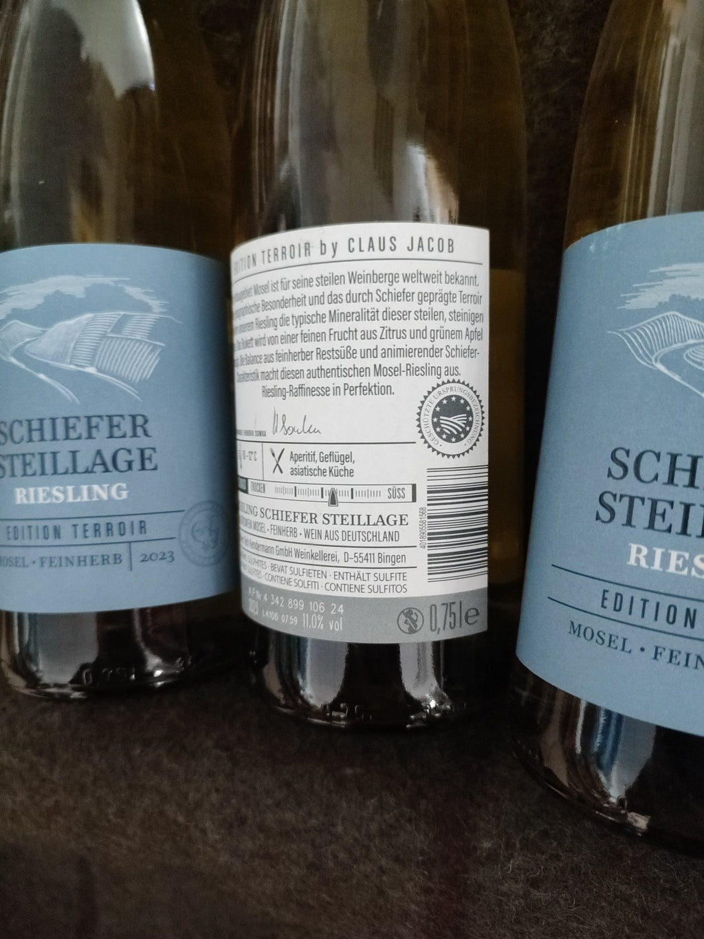3 x 750 ml Reh Kendermann GmbH Weinkellerei; Riesling 2023/ trocken